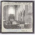 Cover image for Photograph - Glass slide - St David's Cathedral interior / J W Beattie Tasmanian Series 1221b