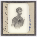Cover image for Photograph - Glass slide - copy of sketch 'Jimmy Native of East Coast'