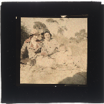 Cover image for Photograph - Glass slide - Three generations of women (colour)