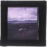 Cover image for Photograph - Glass slide - Mt Wellington  (colour) [large house in distance]