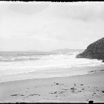 Cover image for Photograph - Glass negative - Parish picnic [view from beach towards Iron Pot lighthouse]
