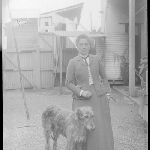 Cover image for Photograph - Negative - Woman with dog