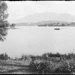 Cover image for Photograph - Glass negative - Mount Wellington [view across the Derwent River from eastern shore]