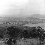Cover image for Photograph -  View of Hobart and surrounds from Mt Nelson