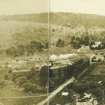Cover image for Photograph - View of Darlington from the Cement Works, Maria Island