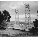 Cover image for Photograph - Hobart bridge showing lift span