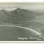 Cover image for Photograph - Coles Bay - view of Wineglass Bay from Mt Amos