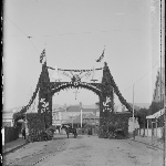 Cover image for Photograph - 'Welcome to Queensborough' - [decorated gateway for 1901 visit of Duke of York]