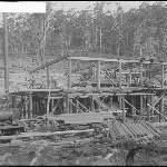 Cover image for Photograph - Unidentified [construction of mill]