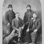 Cover image for Photograph - Captains H Bowden, Soan, Andrews, H Boon