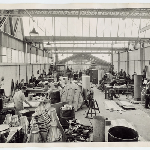 Cover image for Photograph - Interior of Charles Davis Manufacturing workshops