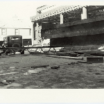 Cover image for Photograph showing the construction of the Charles Davis building in Campbell Street