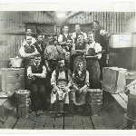 Cover image for Photograph - Group of Charles Davis employees in hardware section