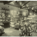 Cover image for Photograph - Interior of Charles Davis Ltd store - China and crockery department