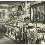Cover image for Photograph - Interior of store - Charles Davis - Sporting goods department
