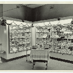 Cover image for Photograph - Interior of store - Charles Davis - silverware display