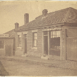 Cover image for Photograph - W. Chandler's store, Wilmot Street, Hobart c 1870s