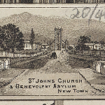 Cover image for Photograph - St John's Church and Benevolent Asylum, New Town