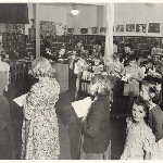 Cover image for Photograph - View of the Junior Library full of children