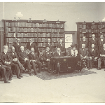Cover image for Photograph - Hobart Public Library Staff - including A.J. Taylor