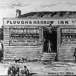 Cover image for Photograph - Plough & Harrow Inn, Murray Street, Hobart. (Sketch)