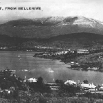 Cover image for Photograph - Hobart-view from Bellerive-panorama of city, Mount Wellington and Bellerive foreshore.