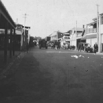Cover image for Photograph - Hobart-unidentified street scene.