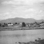 Cover image for Photograph - Lindisfarne-view of foreshore, Mount Wellington in background.