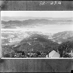 Cover image for Photograph - Hobart - panoramic view from Mt Wellington from behind the Springs - c1890's