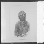 Cover image for Photograph - Tasmanian aboriginal - Manalargenna,  a native of East Coast  tribe - watercolour by Thomas Bock for Lady Jane Franklin  (copy of original)