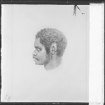 Cover image for Photograph - Tasmanian aboriginal - Jimmy,  a native of ?  tribe - watercolour by Thomas Bock for Lady Jane Franklin  (copy of original)