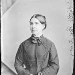 Cover image for Photograph - portrait - inscribed - ' Mrs Rattle, New Town '