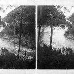 Cover image for Photograph - Cataract Gorge from First Basin, Launceston - stereoscope