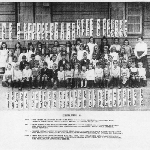 Cover image for Photograph - Pyengana School, group portrait of teachers & pupils (all identified) photocopy only
