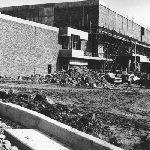 Cover image for Photograph - Tasmanian College of Advanced Education, Mt Nelson (now site of Hobart College) - construction of the site