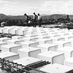 Cover image for Photograph - Tasmanian College of Advanced Education - Construction of the site (photographs by Pat Black)