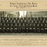 Cover image for Photograph - Royal Australian Air Force, No 6 School of Technical Training, Hobart. Trainees all identified. J J N Barnett photographer