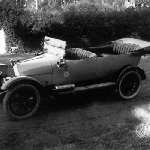 Cover image for Photograph - Car - Automobile-large, convertible-with roof down (good views)-unidentified model.