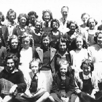 Cover image for Photograph - Dover School - Mr Ockerby & Senior Room Girls (some identified)