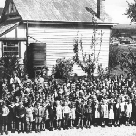 Cover image for Photograph - Dover State School - pupils assembled outside the school (some identified)