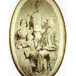 Cover image for Photograph - James and Mary Ann Heather (nee Cranston) - ex-convicts with their son, James