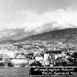 Cover image for Photograph - Hobart - Mt Wellington and city from Domain. Taken by "H.J.H."