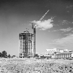 Cover image for Photograph - Sandy Bay - Wrest Point Hotel - Casino tower under construction