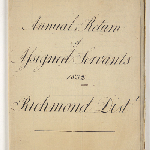 Cover image for Richmond police - returns of convicts in the service of settlers in the district