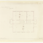 Cover image for Plan - Two houses for W L Crowther, Battery Point - Thomson and Cookney. Architects