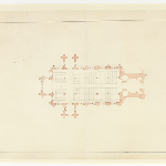 Cover image for Plan-Church (10 plans) Holy Trinity (possibly). Architect, J.Blackburn (possibly)