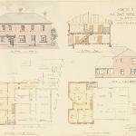 Cover image for Plan-Holyrood House,Hobart.Additions for W.H.Reid,cnr Murray & Patrcik St. Architect, Alfred J Doran, 70 Collins St and file