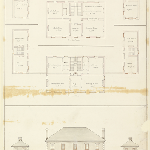 Cover image for Plan-Government House,Macquarie Street,Hobart (proposed). Two floors