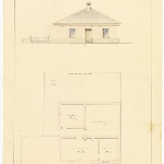 Cover image for Plan - Cocked Hat Hill - Plan and elevation of watch house