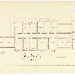 Cover image for Plan-Government House, Macquarie Street Hobart-plan of cellars- Colonial Architect, David Lambe
